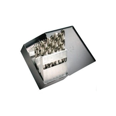 Champion Cutting Tool 29 Piece US5 & 738 3/8 Shank Drill Set, 1/16in - 1/2in by 64ths, Champion CHA P29C-3/8